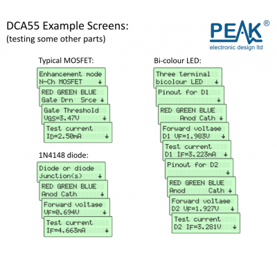 Peak Electronic DCA55 - Atlas DCA Semiconductor Analyser / Yarı İletken Analizörü1126
