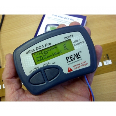 Peak Electronic DCA75 - Atlas DCA Pro Advanced Semiconductor Analyser - Curve Tracer1119