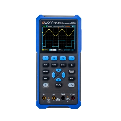 Owon HDS2102S 100 MHz 2 Kanal 500MSa/s El Tipi Dijital Osiloskop2224