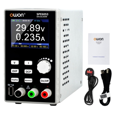 Owon SPE6053 300W 60V/5A Tek Kanal DC Güç Kaynağı2454