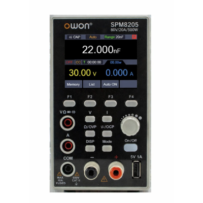 Owon SPM8205 500W 80V/20A Tek Kanal Multimetre Özellikli DC Güç Kaynağı2602